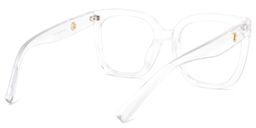 Ebony Square Clear Glasses4