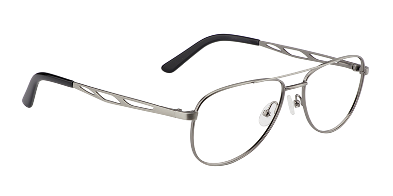 Aviator Gray Glasses | Zeelool Eyeglasses Online3