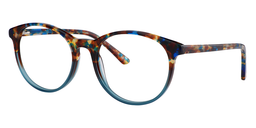 Stewart Round Blue Tortoise Glasses2
