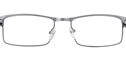 Evelyn Rectangle Gray Glasses3