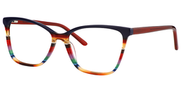 Ashley Rectangle Red Glasses3