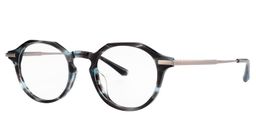 Alger Round Blue Glasses 2