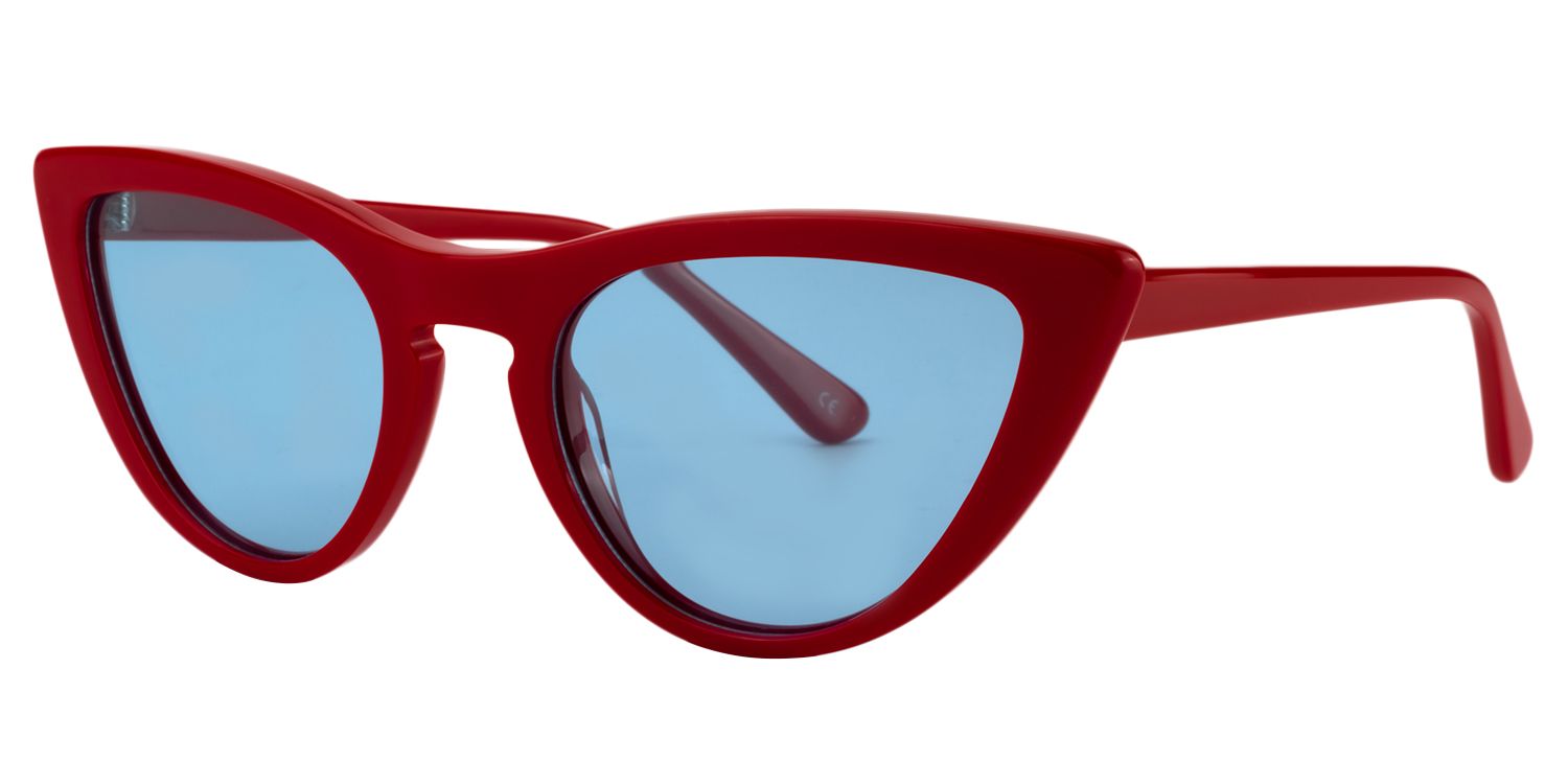 Cat eye Red Sunglasses | Zeelool Sunglasses2