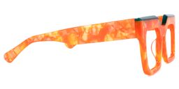 Rosado Rectangle Orange Glasses3