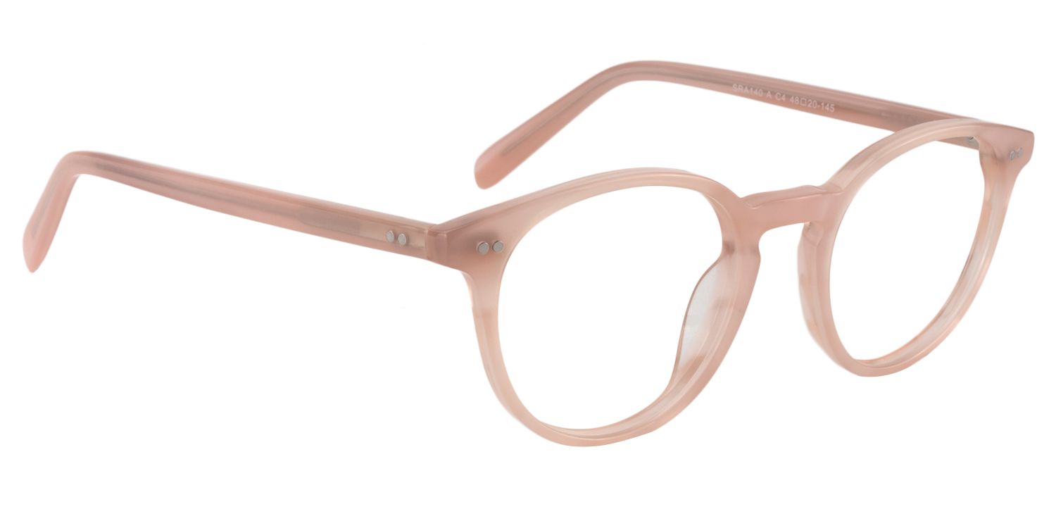 Round Pink Glasses | Zeelool Glasses2
