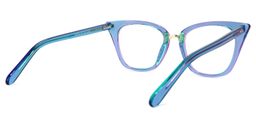 Martha Cat Eye Light-Blue Glasses4