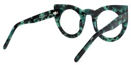 Ophelia Cateye Green-Floral Glasses4