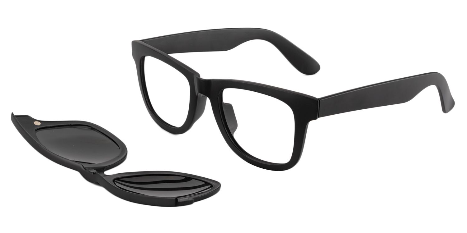 Square Black Glasses | Zeelool Glasses3