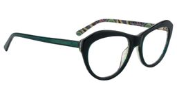 Xela Cat eye Dark Green Glasses3