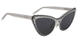 Freda Cat eye Gray Sunglasses3