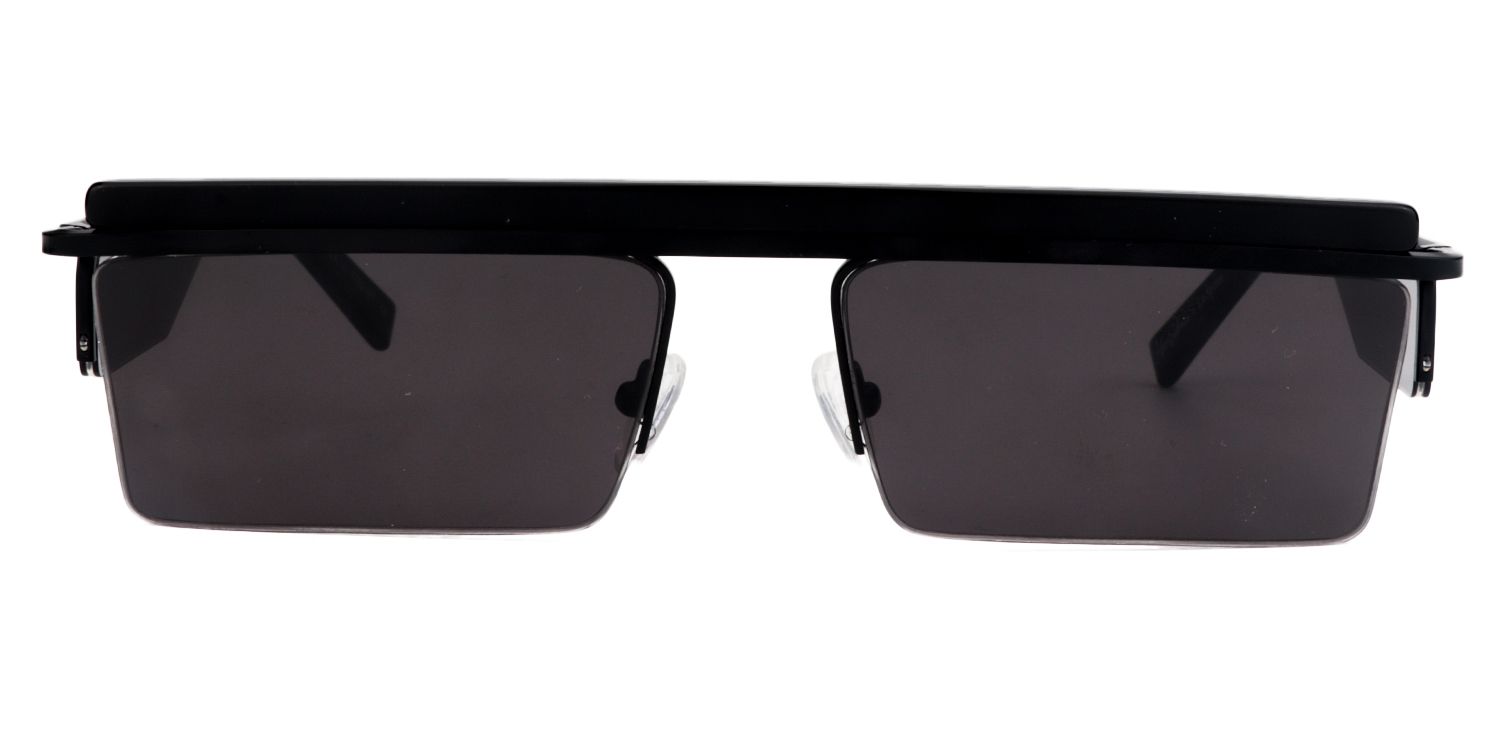 Rectangle Black Sunglasses | Zeelool Sunglasses0