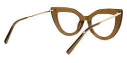 Garbo Cateye Brown Glasses4