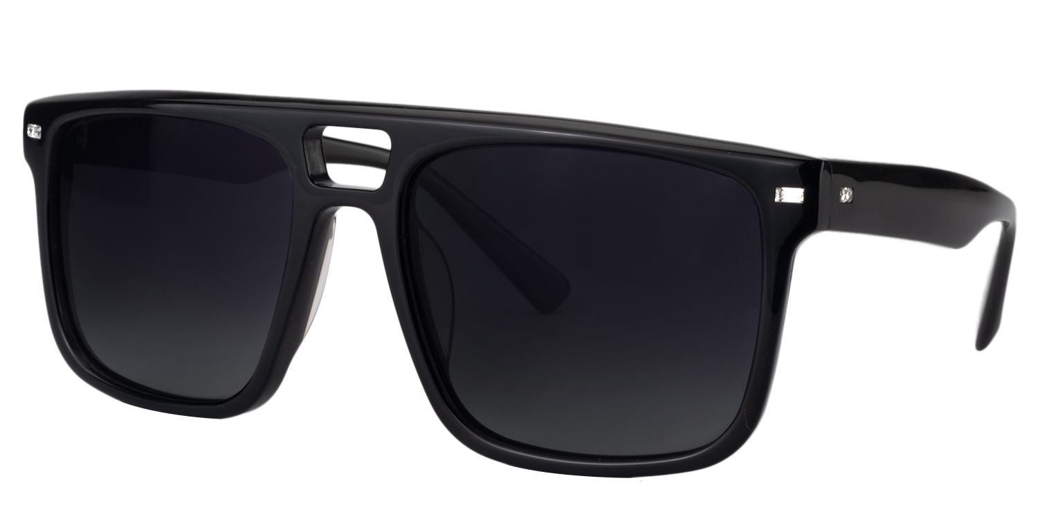 Square Black Sunglasses | Zeelool Sunglasses3