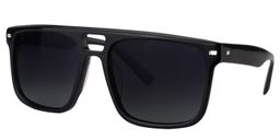 Calantha Square Black Sunglasses3