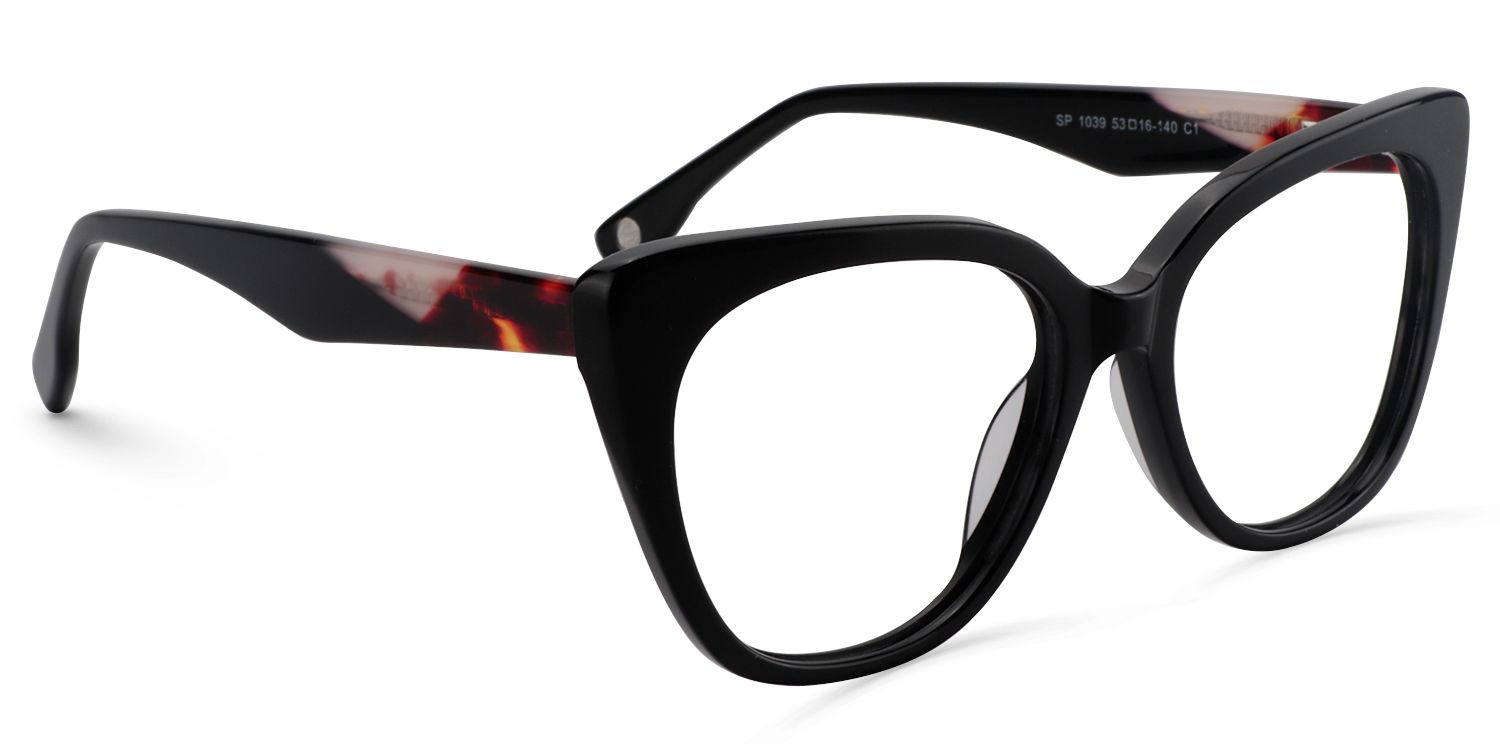 Square Black Glasses | Zeelool Glasses3