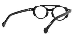 Marlene Round Black Glasses4
