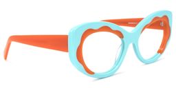 Toffee-Bites Cateye Light-Blue Glasses2