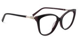 Callie Cat eye Black Glasses2