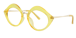 Cassiel Kiss Mouth Yellow Glasses2