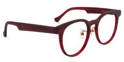 Calliste Round Red Glasses2