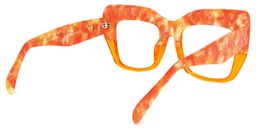 Charmaine Cat Eye Orange Glasses4