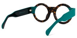 Hardnett Round Tortoise Glasses4