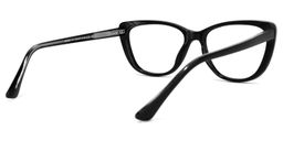Qamar Cateye Black Glasses4