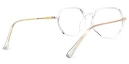 Gonzalez Geometric Clear Glasses4
