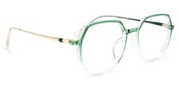 Gonzalez Geometric Green Glasses2