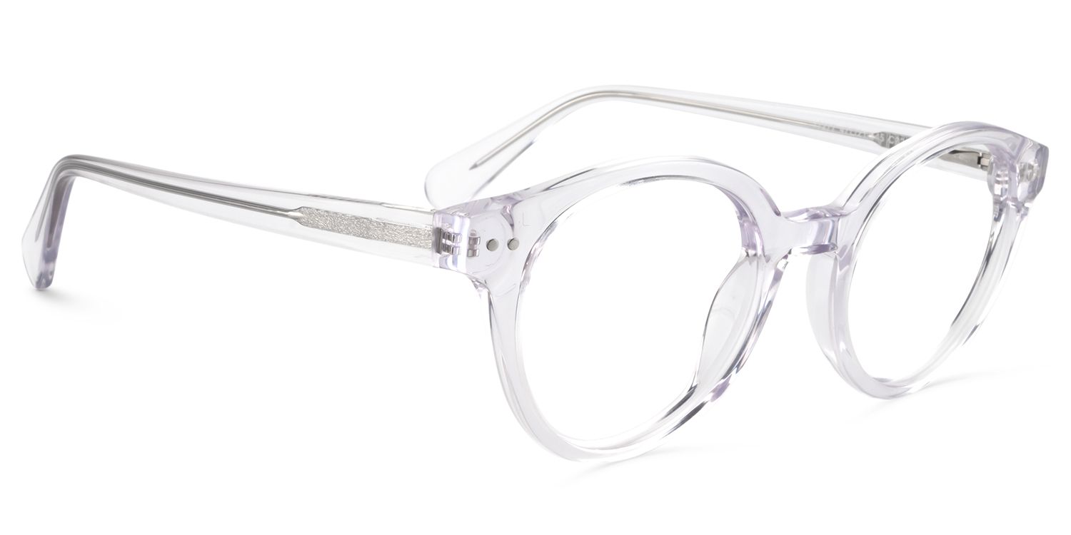 Round Clear Glasses | Zeelool Glasses2