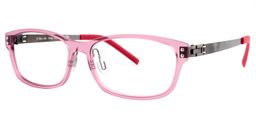 Althea Rectangle Red/Pink Glasses4