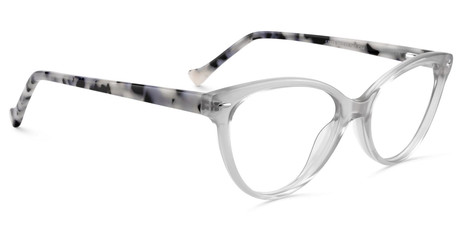 Oval Gray Glasses | Zeelool Glasses2