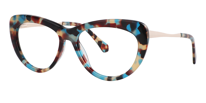 Cateye Blue-Tortoise Glasses2