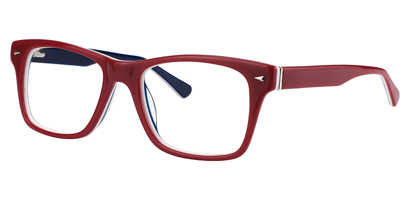Rectangle Red Glasses2