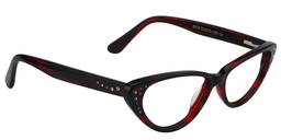 Abby Cateye Red Glasses3