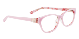 Anita Rectangle Pink Glasses3