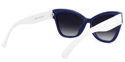 Griffin Cateye Dark-Blue Sunglasses4