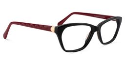 Carmela Rectangle Black Glasses3