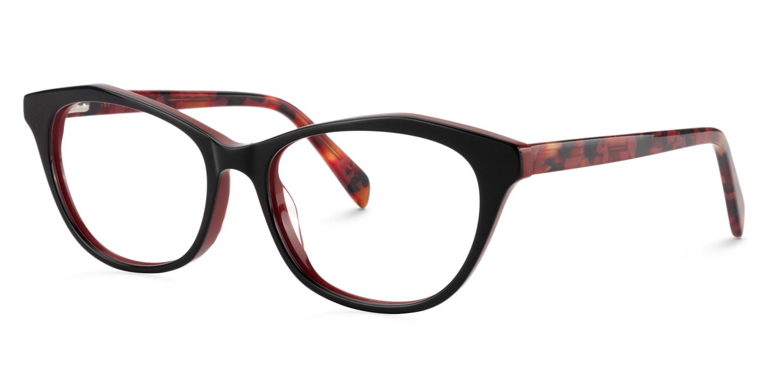Rectangle Black Glasses | Zeelool Glasses3