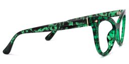 Colla Cateye Green-Floral Glasses4