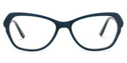 Carolyn Rectangle Dark Blue Glasses0