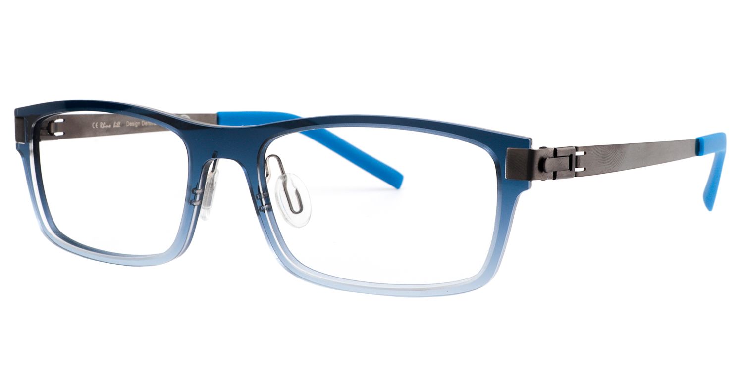 Rectangle Blue Glasses | Zeelool Glasses2