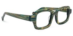 Rune Square Green Glasses2