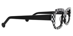 Rune Square Black-White Glasses3