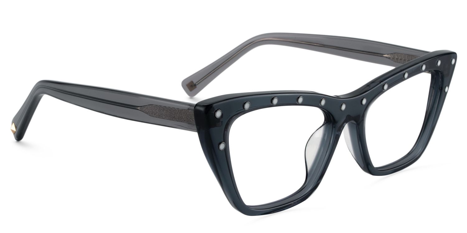 Cat Eye Gray Glasses | Zeelool Glasses2