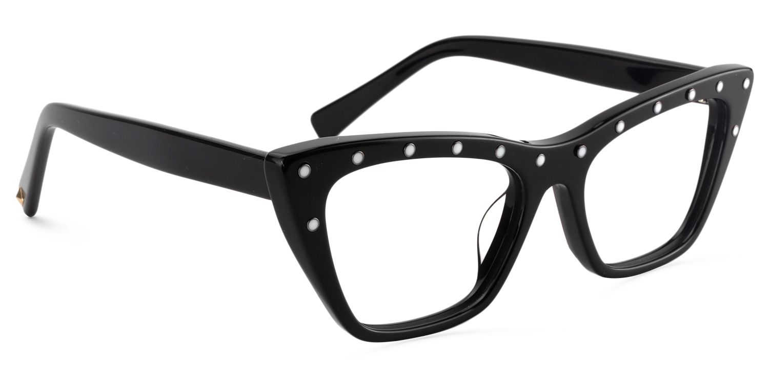 Cat Eye Black Glasses | Zeelool Glasses2