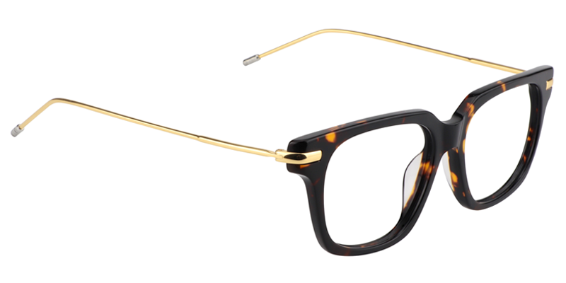 Rectangle Tortoise Glasses | Zeelool Eyeglasses Online3
