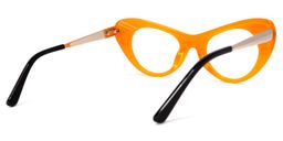 Mayra Cateye Red Glasses 4