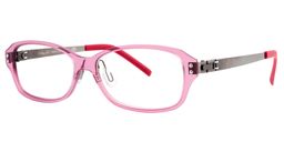 Arabela Rectangle Red-Pink Glasses2