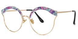 Jaleissy Geometric Floral Glasses1